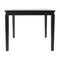 Flash Furniture Henry 47in. Solid Wood Dining Table, Heavy Duty Rectangle Wood Table for 4, Black Matte Finish KER-T-217-BLK-47-GG - alternate 2